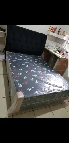 Cama box de casal mais base novo