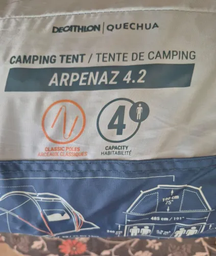 Vendo barraca de dois quartos da Quechua Arpenaz 4.2