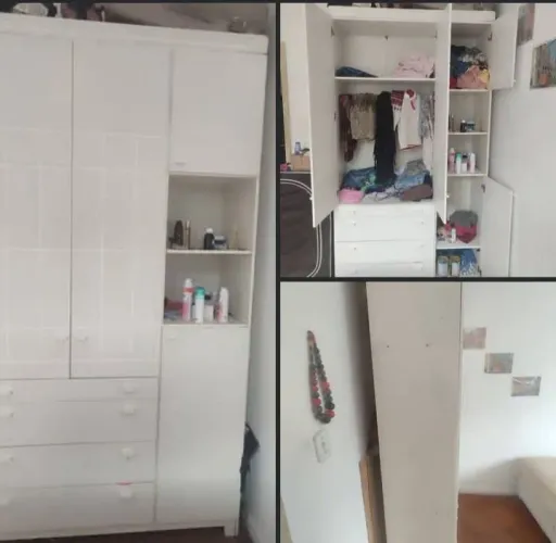 Guarda roupa de solteiro desmontado