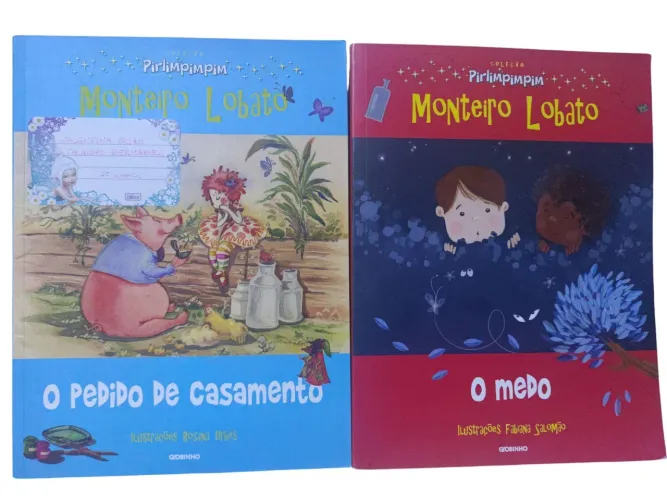 Livros Infantil Monteiro Lobato kits 2 unidades 