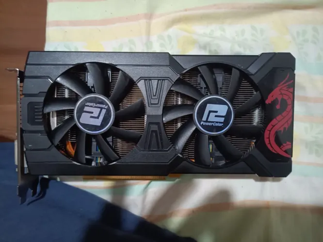 Placa de vídeo rx 570 funcionando!! LEIA O AMUNCIO COM ATENÇÃO!!!!