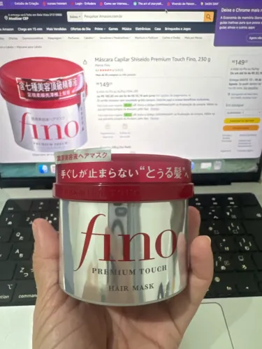 Máscara capilar FINO - Do Japão original - shiseido Premium touch 