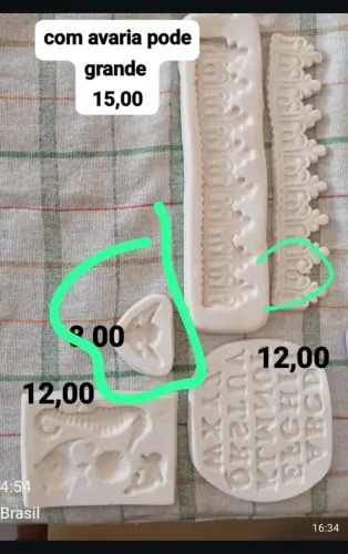 Molde para pasta americana