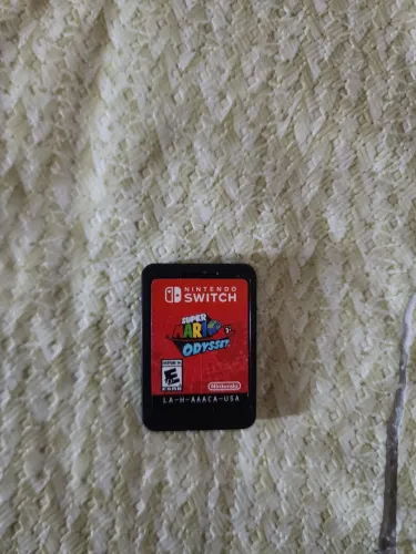 Jogo para Nintendo Switch usado mídia física sem Capa Super Mario Odyssey