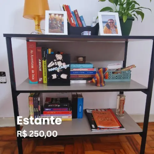 Estante Multiuso Estilo Industrial - Moderna e Impecável (Bela Vista)