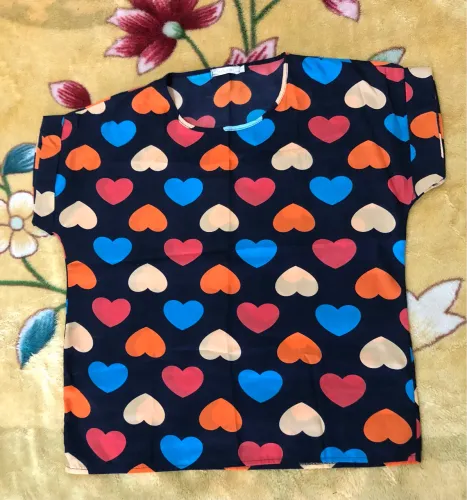 T-shirt de setim