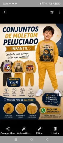 Conjunto de moletom no atacado