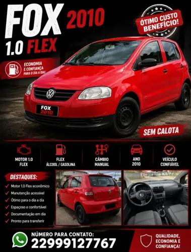 Volkswagen Fox 1.0 MI Total Flex 8V 5P 2010