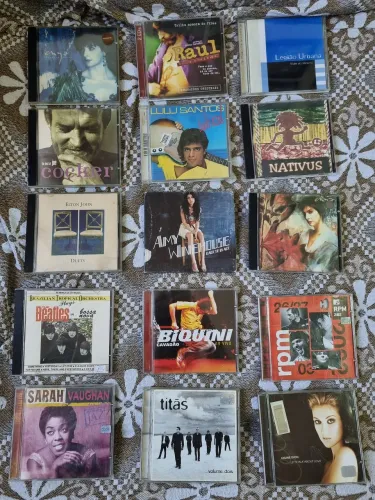 Lote de 15 CDS de ROCK e POP