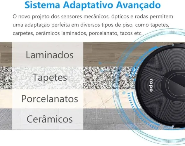 Robô aspirador ropo glass 3