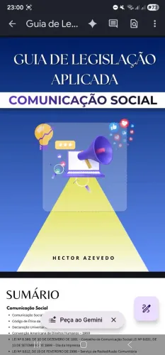 Apostila de Legislação em Comunicação Social para Concurso Público