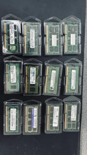 Memória DDR3 4gb cada 50 reais o par 80 tenho 6 pares