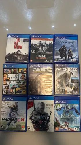 Kit 09 Jogos PlayStation 4