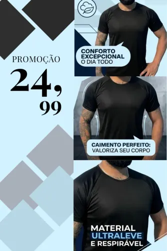 BLUSAS LEVES E RESPIRÁVEIS (Consultar cores)