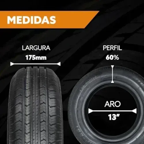 Pneu Aro 13 175/60R13 Hifly, Pneu carro, Jogo pneu aro 13, Kit pneu aro 13, Aro 13