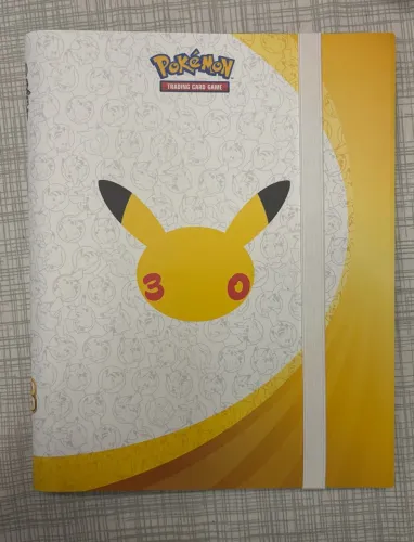 Fichário Pokémon TCG - Coleção 30 anos