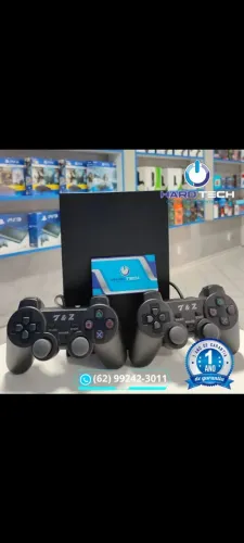 Playstation 2 25 jogos 2 controles garantia 1 ano 