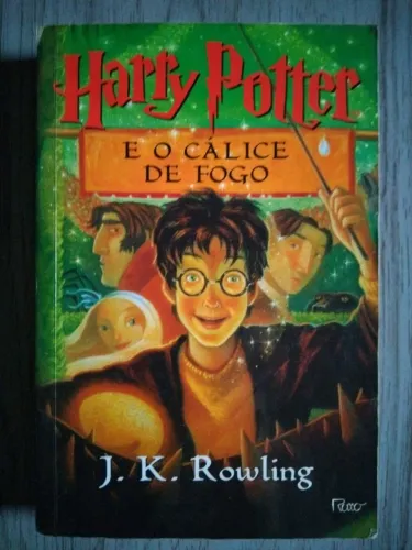 livro harry potter e o cálice de fogo.