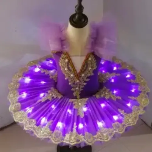 Fantasia de Ballet Performance Toddler Estilo Pettiskirt Pequeno Cisne Lago Princesa