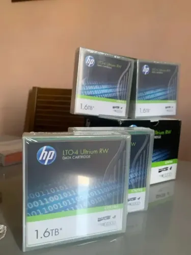 LOTE DE 05 FITAS LTO-4 ULTRIUM RW 1.6TB