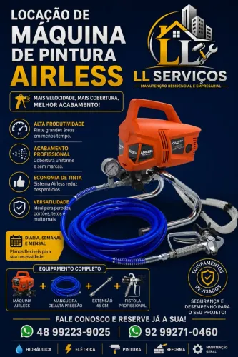 Aluguel de Máquina de Pintura Airless
