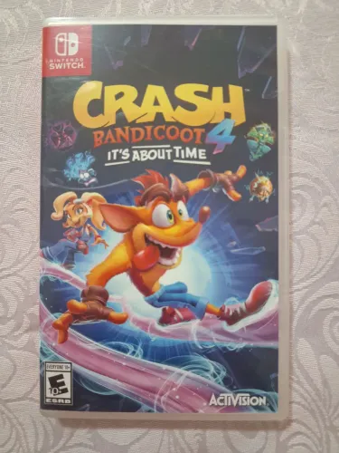 Crash Bandicoot 4 It's About Time Nintendo Switch Mídia Física