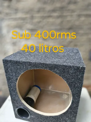 Caixa para subwoofer 12 polegadas 
