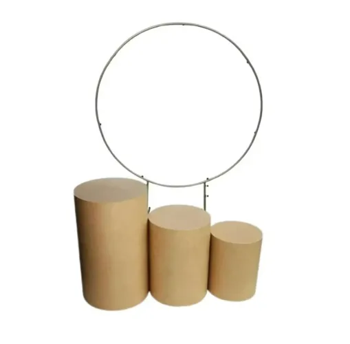 Trio de cilindros + arco decoração