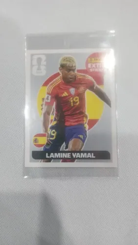 Figurinha legend Lamine Yamal prata