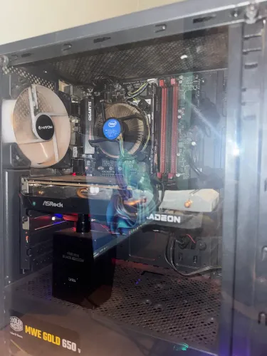 PC Gamer Completo RX 6600 8GB + 16GB RAM + Monitor