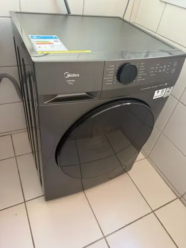 LAVADORA MIDEA 11KG INVERTER GRAFITE - R$ 2.000