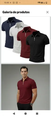 Camisa masculino 