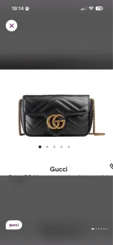 Bolsa Gucci marmont mini