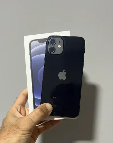 iPhone 12 64Gb Preto - Todo original com caixa