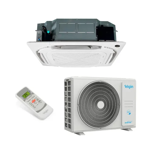 AR CONDICIONADO INVERTER SPLIT CASSETE 4 VIAS QUENTE FRIO 24.000BTUS - NOVO NA CAIXA