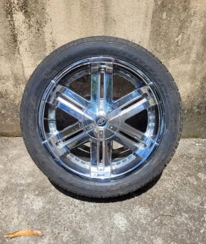 Rodas aro cromados 22, Hilux,ranger,s10, 6 furos 