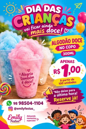 algodão doce
