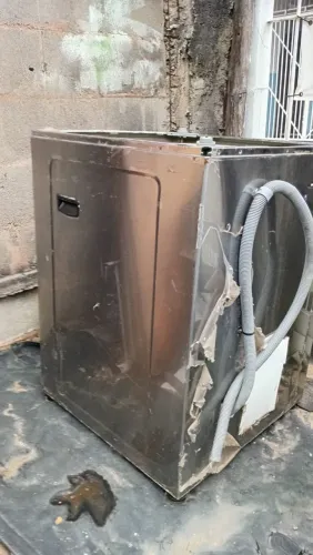 Caixa de maquina de lavar inox Brastemp