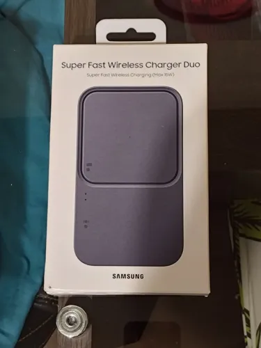 Carregador Sem Fio Fast Charge Samsung Duo Pad 15W - Lacrado