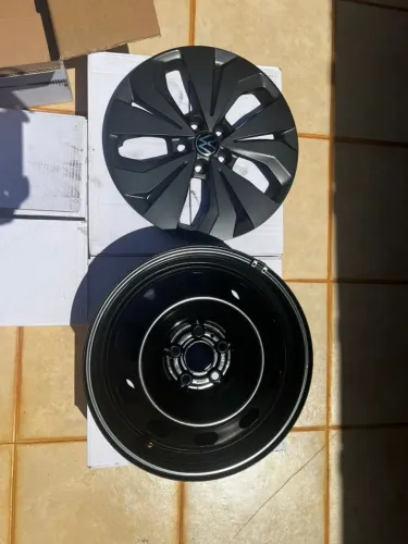 Roda Ferro Aro 16 T-cross Polo Nivus Fox Golf Virtus Orignal Cor Preto