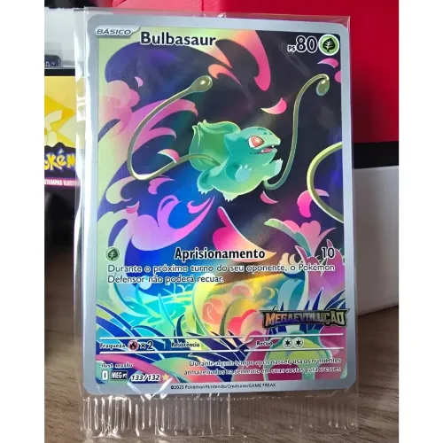Carta Pokémon Tcg - Bulbasaur (133/132) Promocional Lacrada