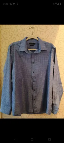 Camisa manga longa azul