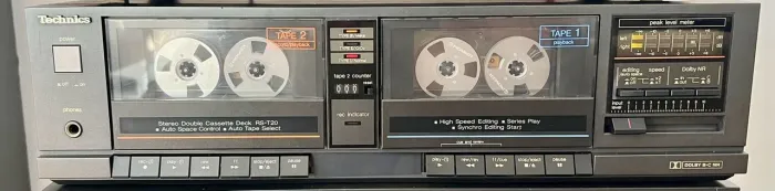 Tape Deck Duplo Technics RS-T20 - Perfeito - 100% Revisado