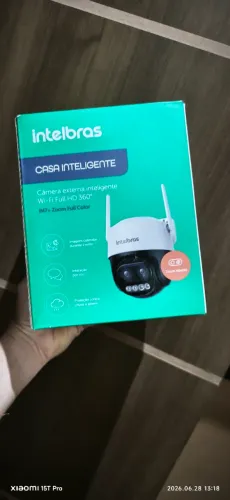 Câmera Inteligente iM7+ ZOOM 360 Intelbras Full Color e Áudio Bidirecional