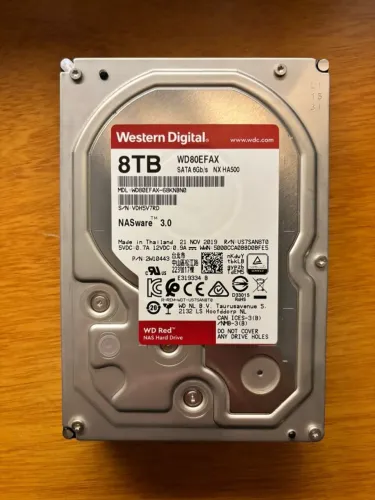 HD 8Tb Western Digital red