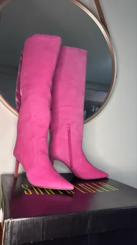 Bota Santa Lolla em couro rosa 38?