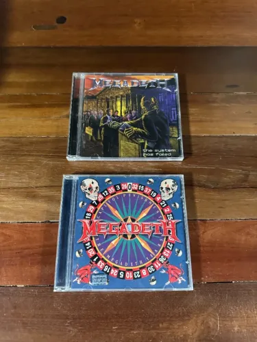 Megadeth - Lote c/ 2 CDS