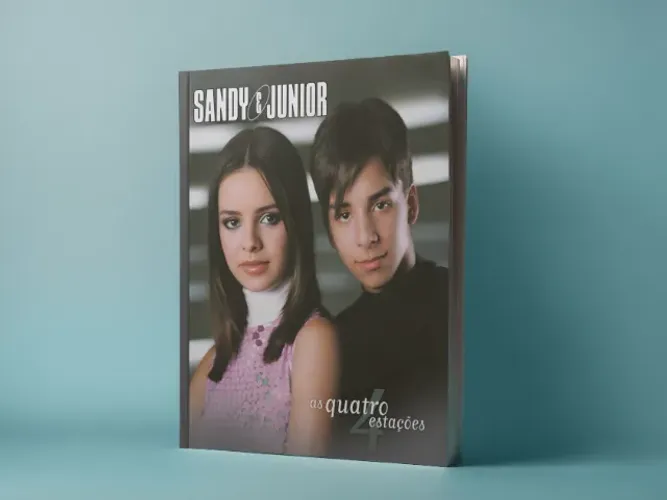 Photobooks Sandy e Junior - Sonho azul e manuscrito