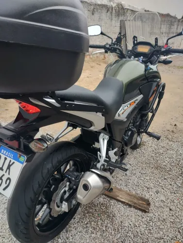 Honda CB 500X 2018 Verde Oliva - 36.000 km | Completa + Acessórios