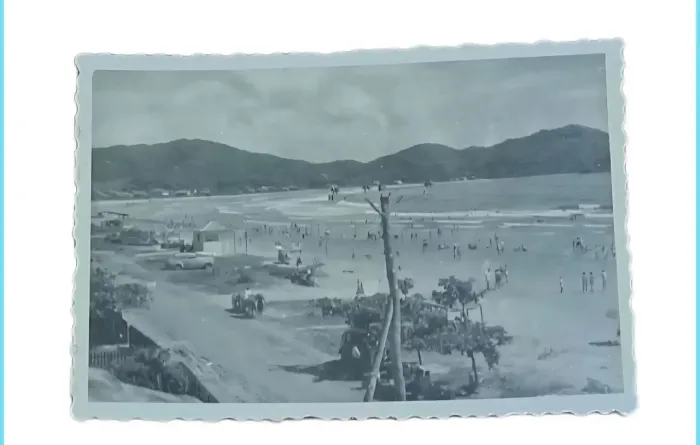 Foto antiga "Balneário Camboriú - SC Anos 40 tamanho 6cm x 8cm